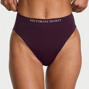 Victoria's Secret High-Waist Bikini Panty in Deep Plum